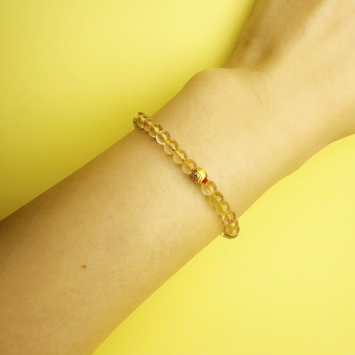 Citrine Crystal Bracelet 5mm