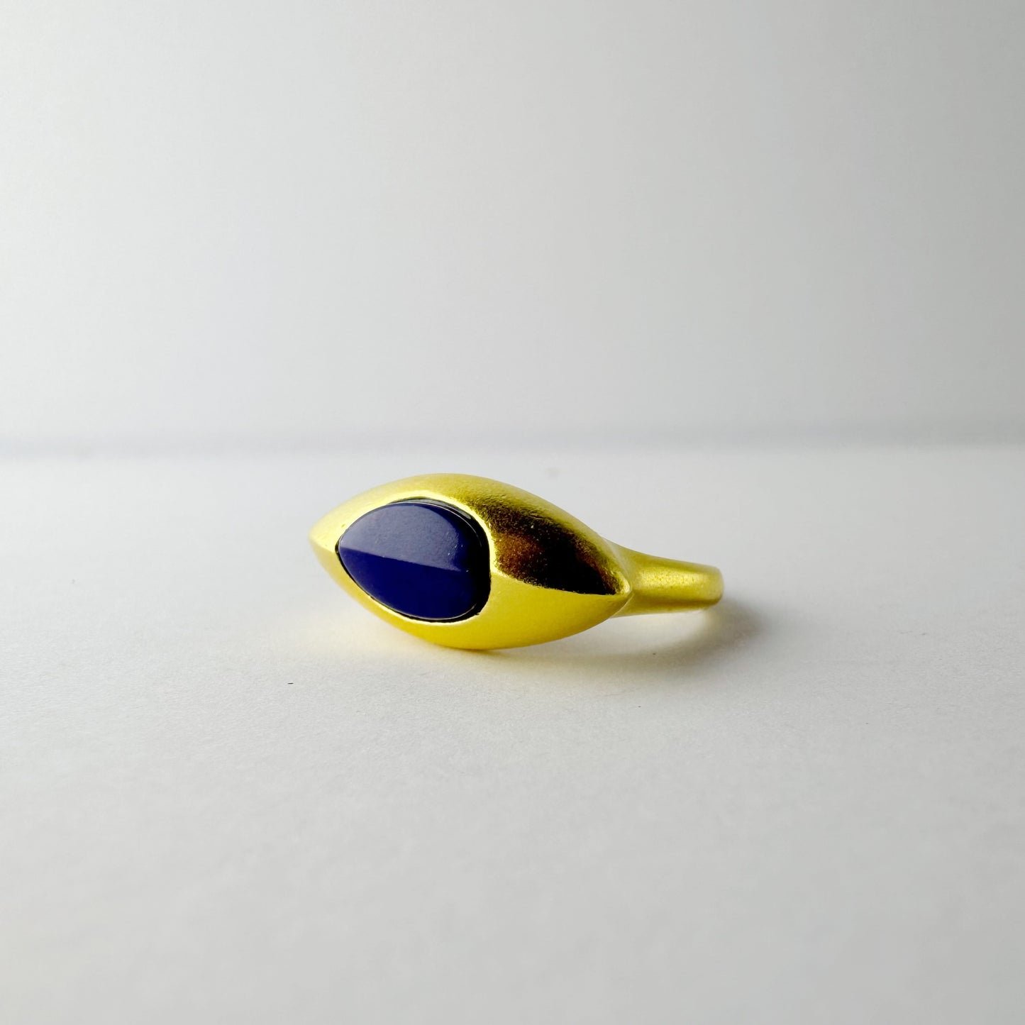 Lapis Lazuli Gold Spiritual Ring