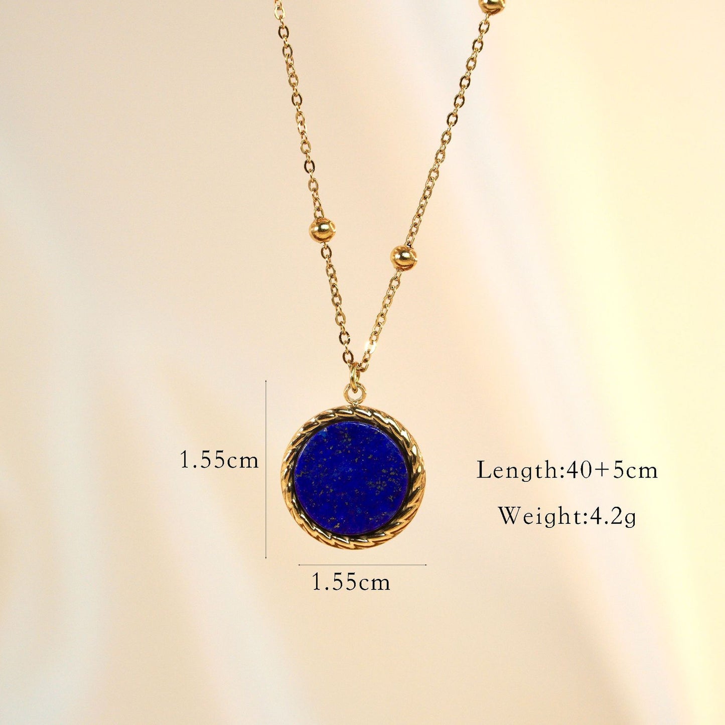14K Lapis Lazuli Layering Boho Necklace
