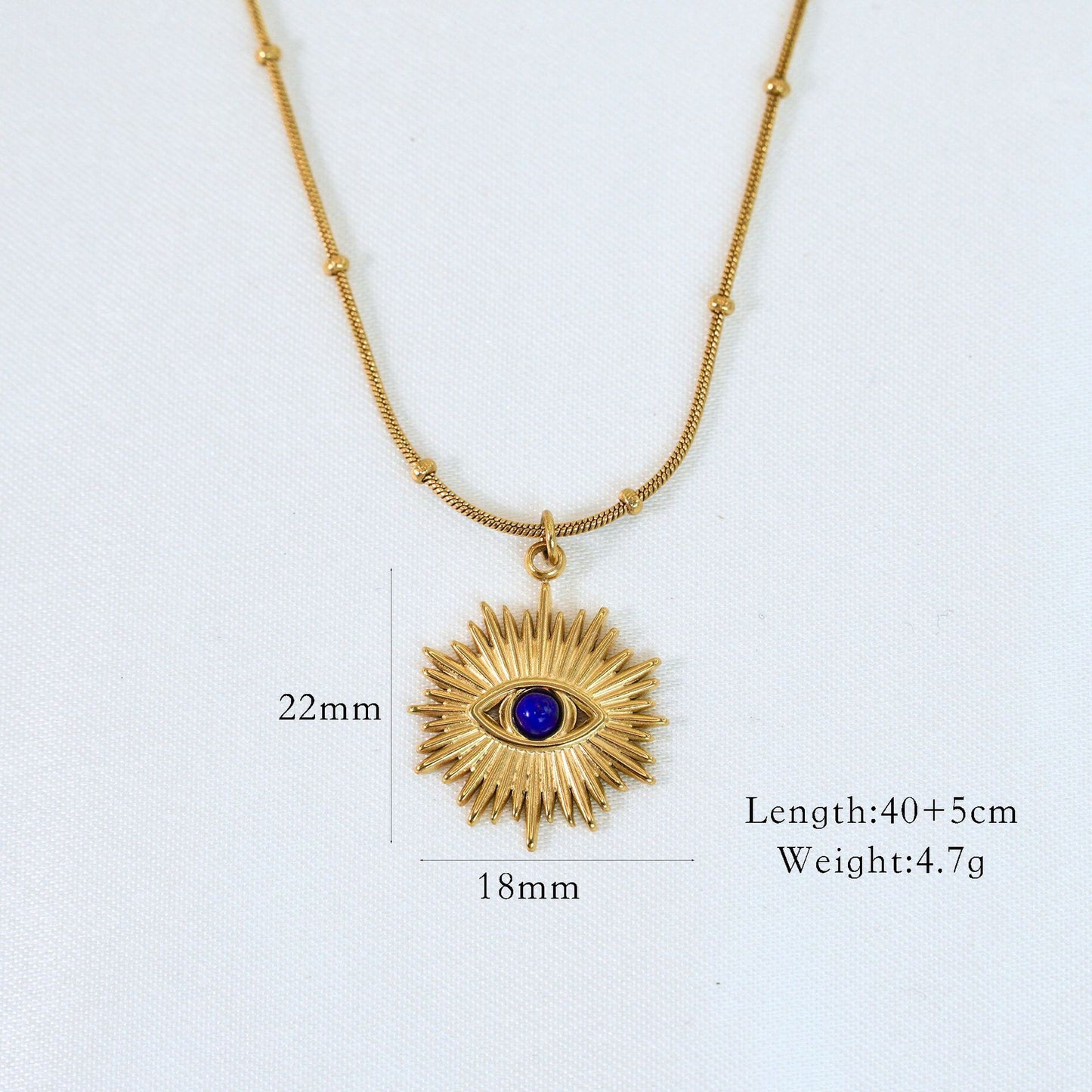 14K Lapis Lazuli Layering Boho Necklace