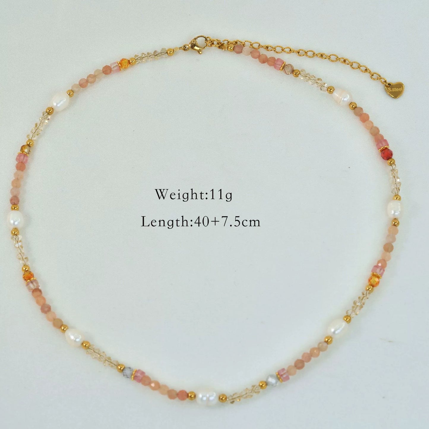 14K Red Agate Layering Necklace