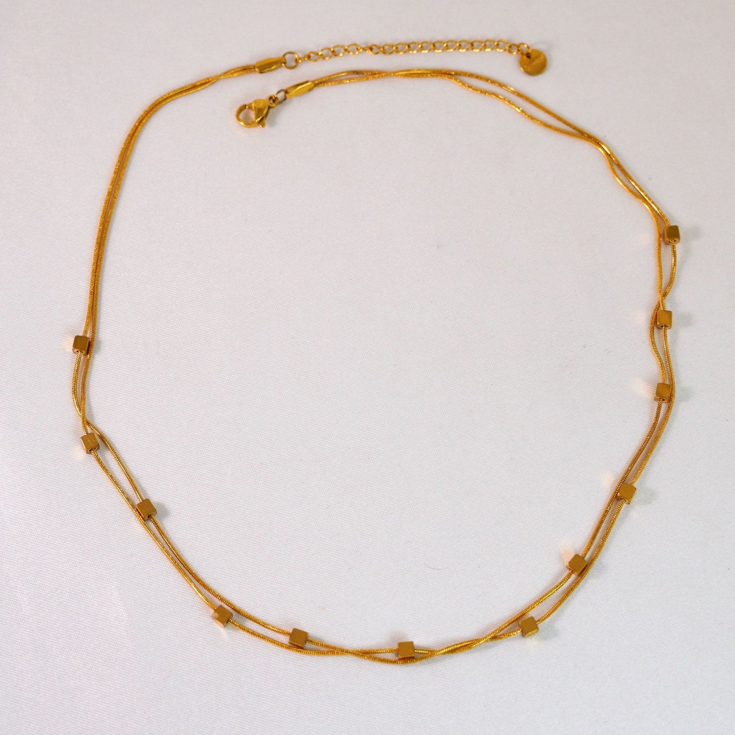 Lapis Lazuli Turquoise 14k Gold Necklace