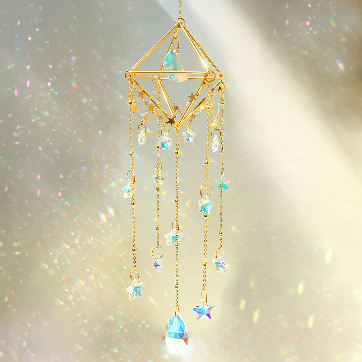 Hanging Room Charm Clear Quartz Crystal Sun Catcher
