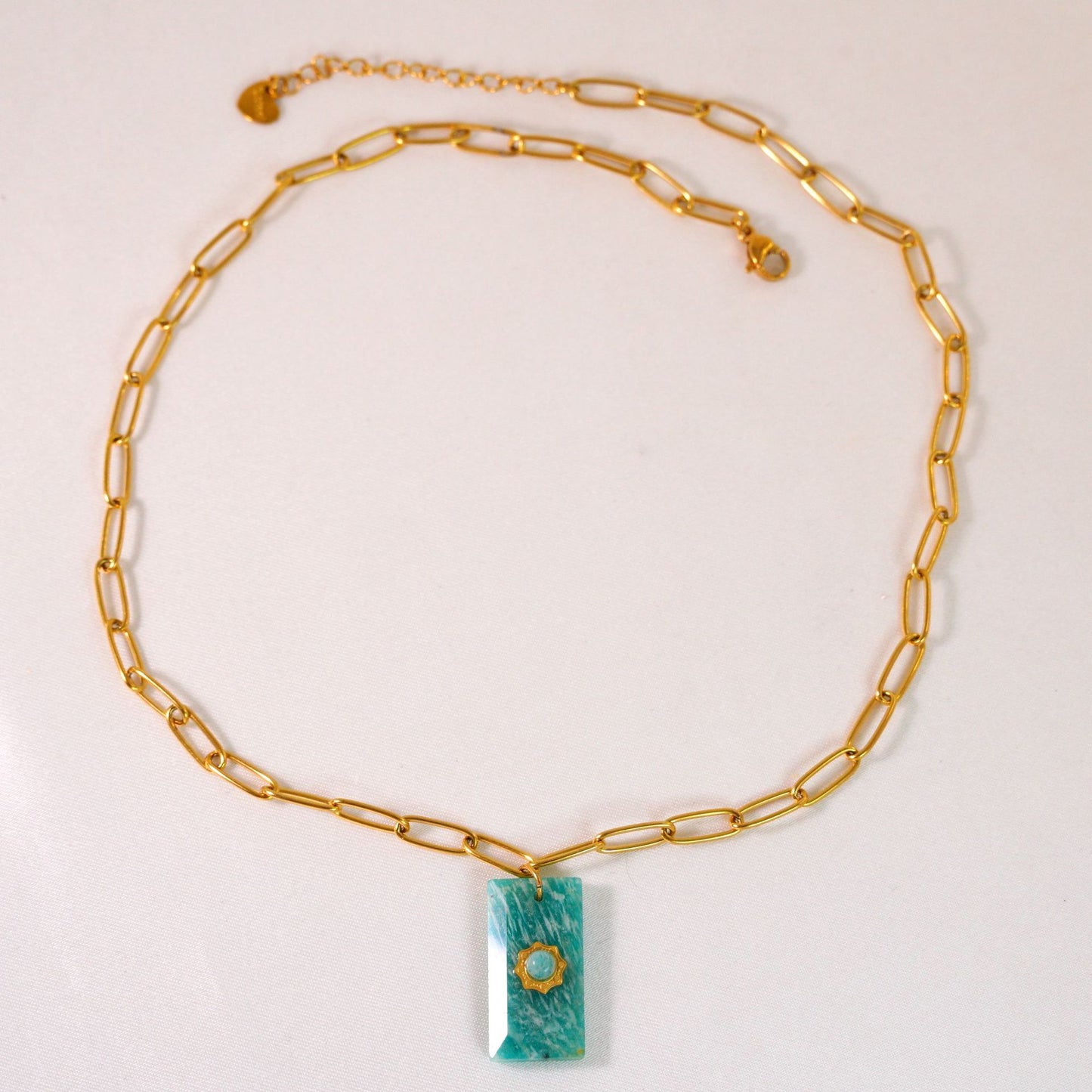 Lapis Lazuli Turquoise 14k Gold Necklace