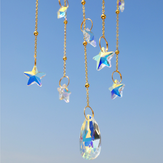 Hanging Room Charm Clear Quartz Crystal Sun Catcher