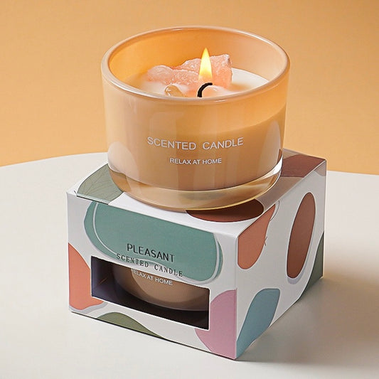 Crystal Chakras Healing Candles Soy Aromatherapy Intention