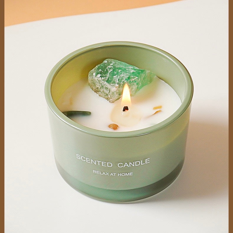 Crystal Chakras Healing Candles Soy Aromatherapy Intention