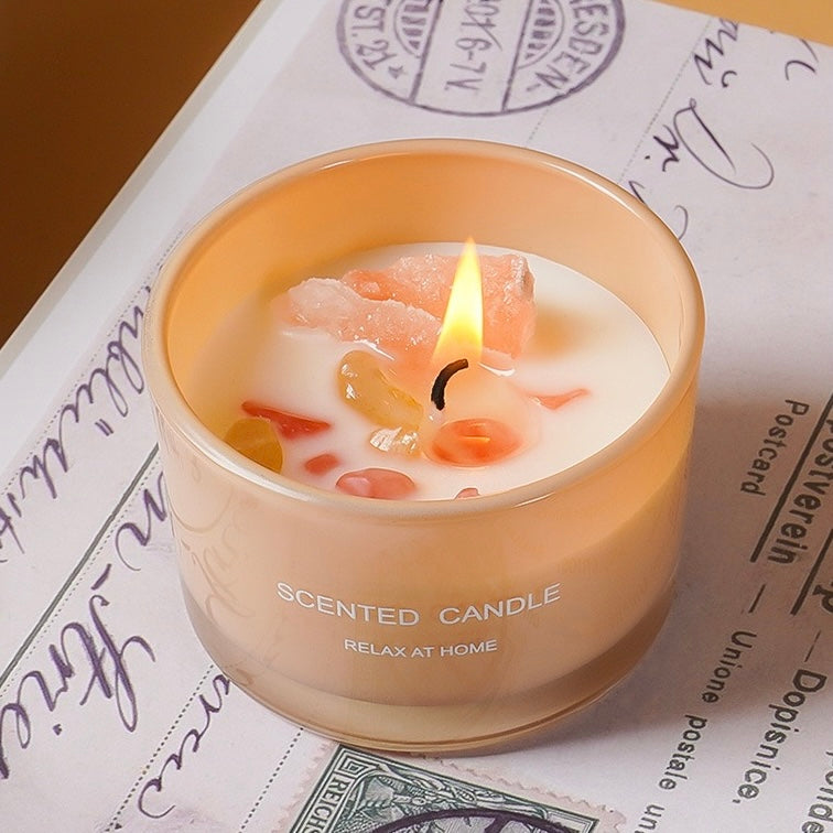 Crystal Chakras Healing Candles Soy Aromatherapy Intention