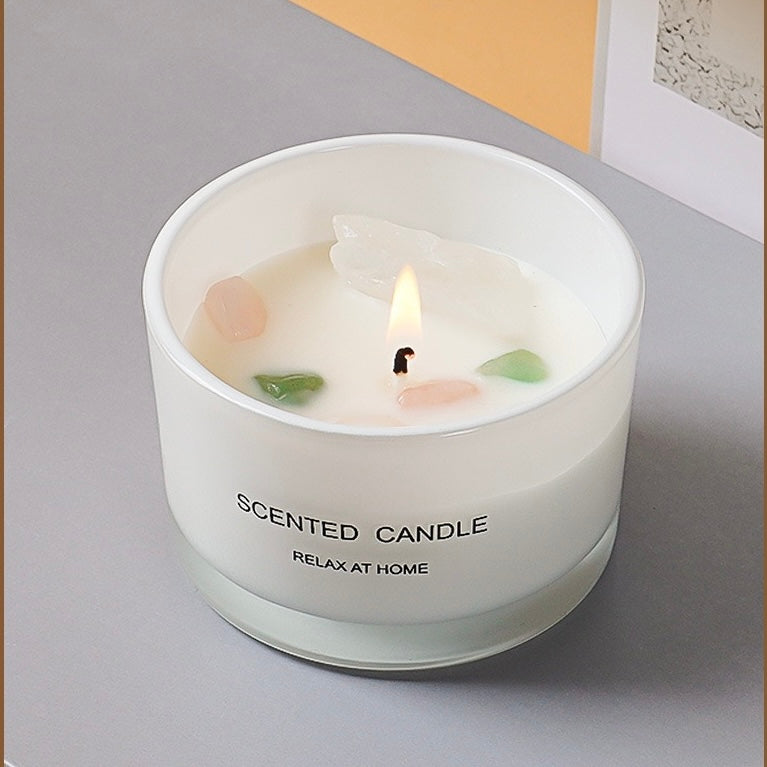 Crystal Chakras Healing Candles Soy Aromatherapy Intention