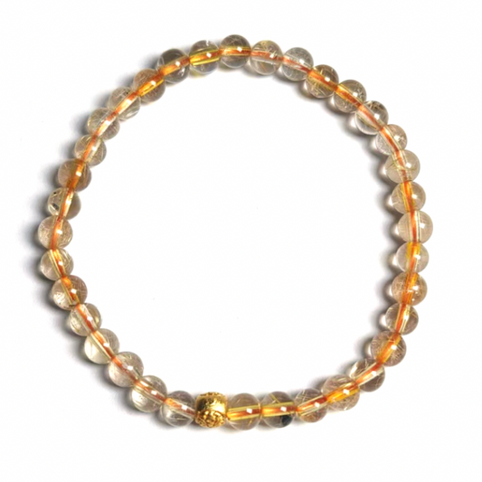 Citrine Crystal Bracelet 5mm