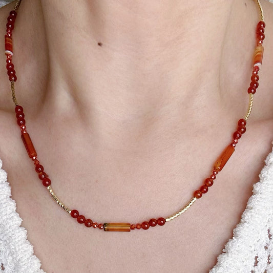 Red Agate Necklace