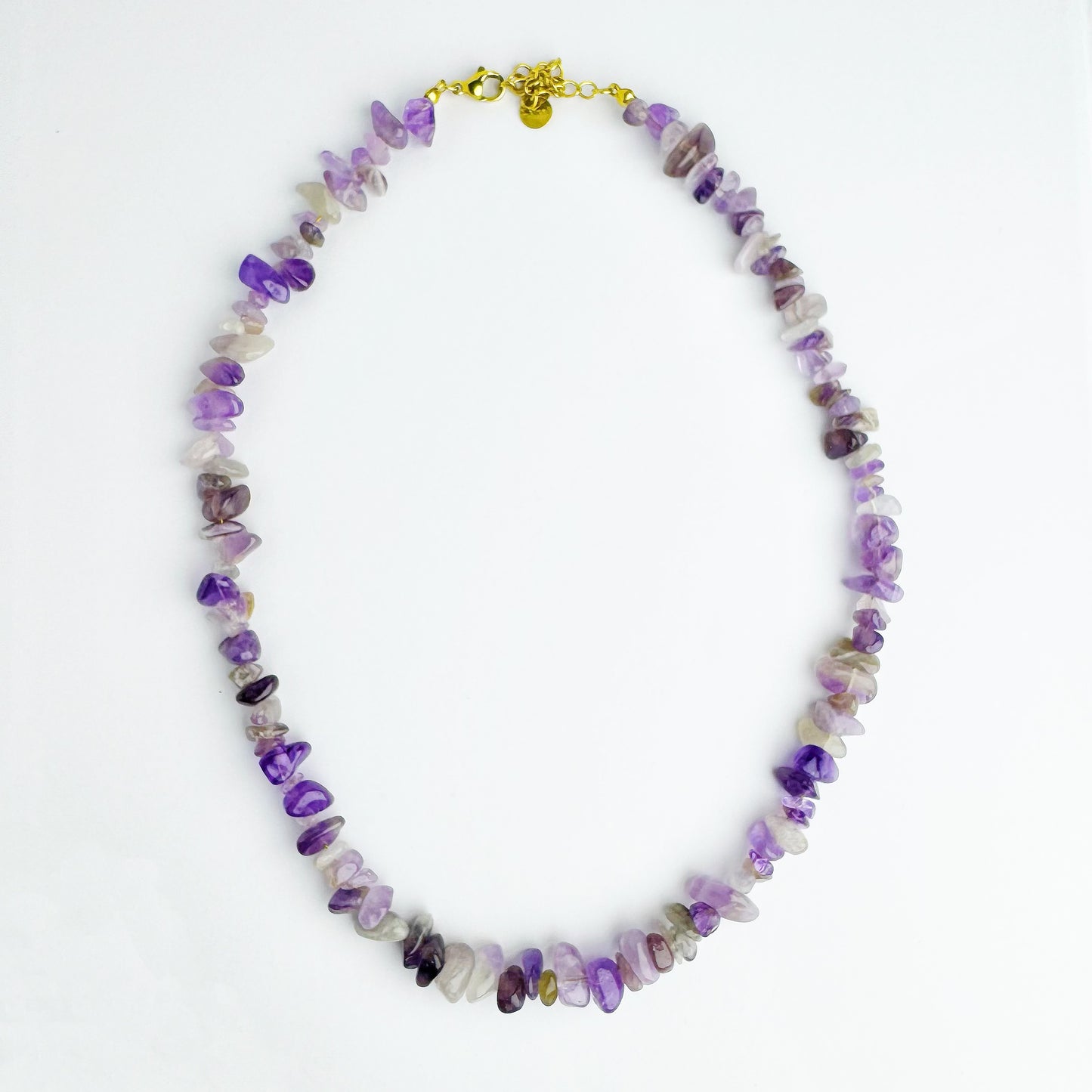 Raw Amethyst Stone Necklace