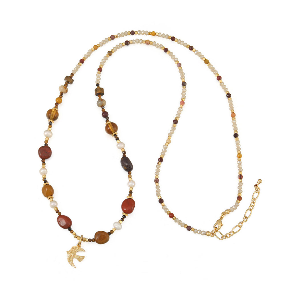 Tiger Eye Pendants 14K Necklaces