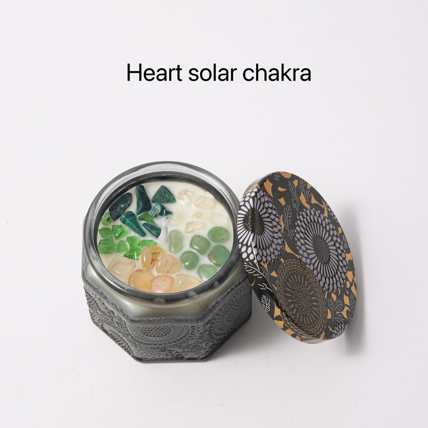 Crystal Chakras Healing Candles Soy Aromatherapy Intention